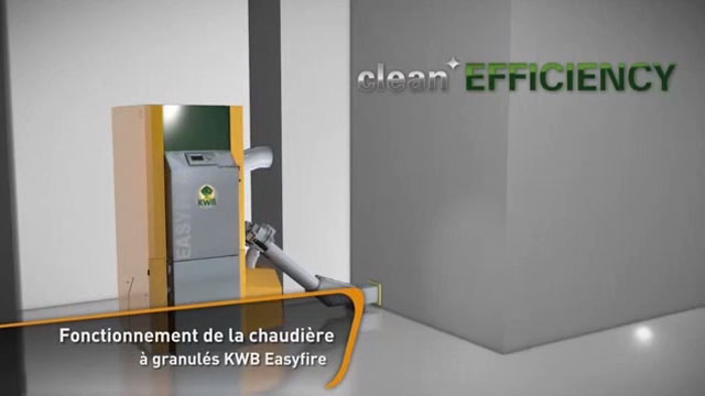 Fonctionnement de la chaudière à granulés KWB Easyfire